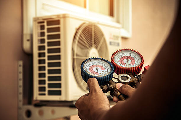 Professional Heat Pump Repair technician working in Belton, TX
